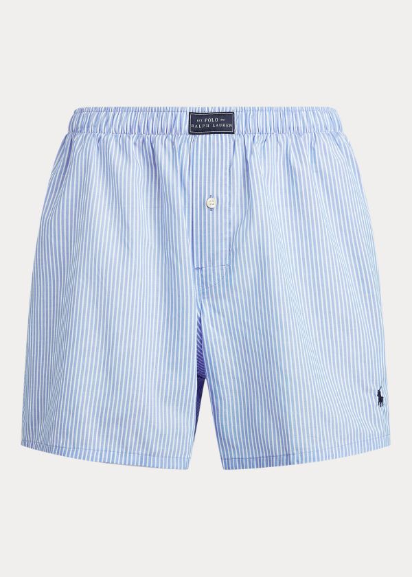 Polo Ralph Lauren Woven Cotton Boxershorts Herre Danmark (HMJGN1052)